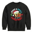 thumbnail image 1 of SpongeBob SquarePants - Have A Swell Christmas - Toddler And Youth Crewneck Fleece Sweatshirt, 1 of 6