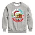 thumbnail image 1 of SpongeBob SquarePants - Have A Swell Christmas - Toddler And Youth Crewneck Fleece Sweatshirt, 1 of 6