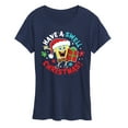 thumbnail image 1 of SpongeBob SquarePants - Have A Swell Christmas - Women's Lightweight French Terry Pullover, 1 of 6