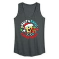 thumbnail image 1 of SpongeBob SquarePants - Have A Swell Christmas - Women's Racerback Tank Top, 1 of 6