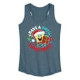 thumbnail image 1 of SpongeBob SquarePants - Have A Swell Christmas - Women's Racerback Tank Top, 1 of 6