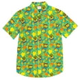 thumbnail image 1 of SpongeBob SquarePants Hawaiian Matching Family Hawaiian Button Down Dress Shirt Adult, 1 of 4