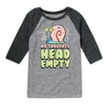 thumbnail image 1 of SpongeBob SquarePants - Head Empty Gary - Toddler & Youth Raglan Graphic T-Shirt, 1 of 5