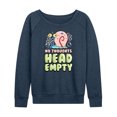 thumbnail image 1 of SpongeBob SquarePants - Head Empty Gary - Women's Lightweight French Terry Long Sleeve Shirt, 1 of 6