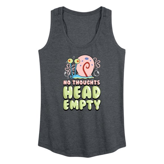 SpongeBob SquarePants - Head Empty Gary - Women's Racerback Tank Top