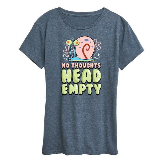 SpongeBob SquarePants - Head Empty Gary - Women's Short Sleeve Graphic T-Shirt