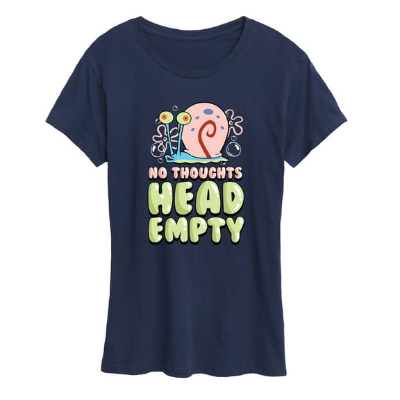 SpongeBob SquarePants - Head Empty Gary - Women's Short Sleeve Graphic T-Shirt