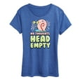 thumbnail image 1 of SpongeBob SquarePants - Head Empty Gary - Women's Short Sleeve Graphic T-Shirt, 1 of 6