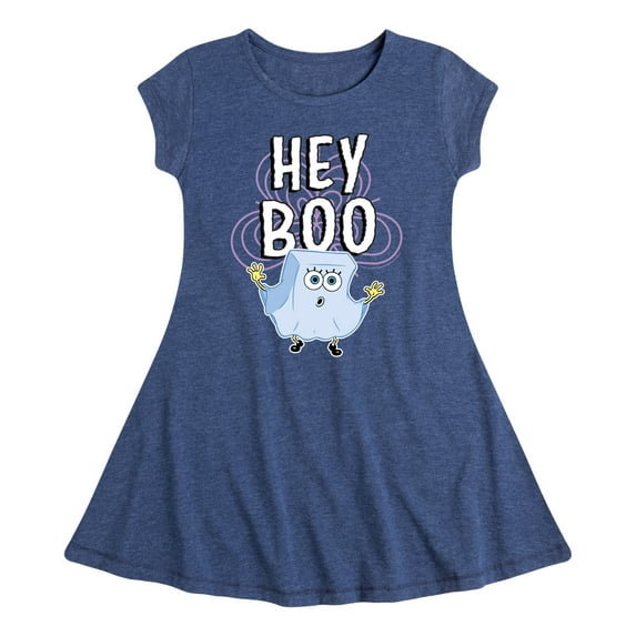 SpongeBob SquarePants - Hey Boo - Toddler And Youth Girls Fit And Flare Dress