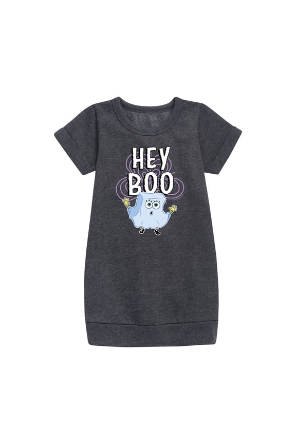 - Hey Boo - Toddler And Youth Girls Fleece Dress