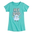 thumbnail image 1 of SpongeBob SquarePants - Hey Boo - Toddler And Youth Girls Short Sleeve Graphic T-Shirt, 1 of 6
