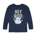 thumbnail image 1 of SpongeBob SquarePants - Hey Boo - Toddler And Youth Long Sleeve Graphic T-Shirt, 1 of 6