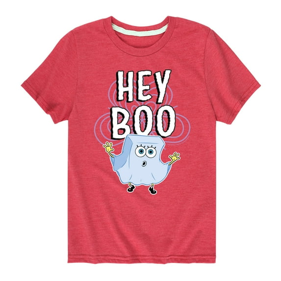 SpongeBob SquarePants - Hey Boo - Toddler And Youth Short Sleeve Graphic T-Shirt