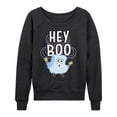 thumbnail image 1 of SpongeBob SquarePants - Hey Boo - Women's Lightweight French Terry Long Sleeve Shirt, 1 of 6
