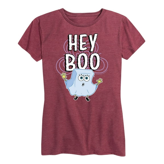 SpongeBob SquarePants - Hey Boo - Women's Short Sleeve Graphic T-Shirt