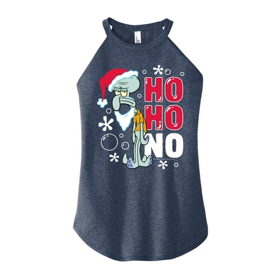SpongeBob SquarePants - Ho Ho No - Juniors High Neck Tank Top