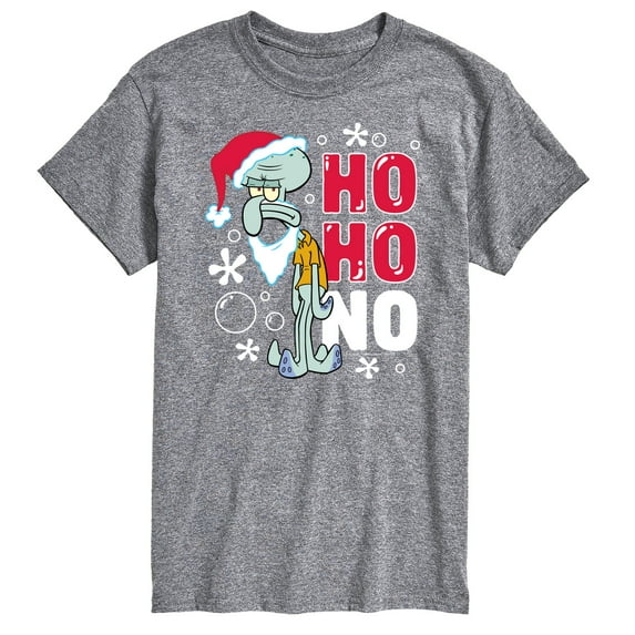SpongeBob SquarePants - Ho Ho No Squidward Christmas - Men's Short Sleeve Graphic T-Shirt