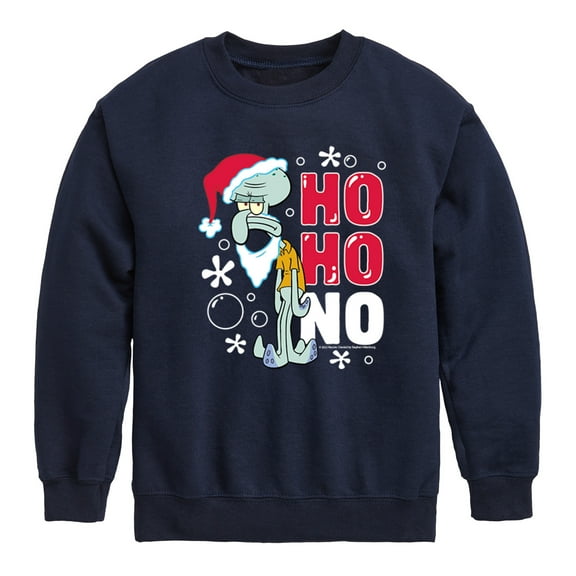 SpongeBob SquarePants - Ho Ho No - Toddler And Youth Crewneck Fleece Sweatshirt