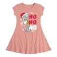 thumbnail image 1 of SpongeBob SquarePants - Ho Ho No - Toddler And Youth Girls Fit And Flare Dress, 1 of 1