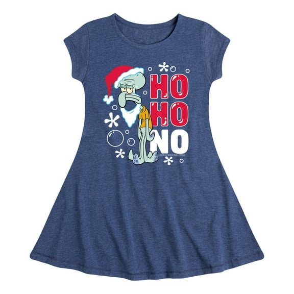 SpongeBob SquarePants - Ho Ho No - Toddler And Youth Girls Fit And Flare Dress