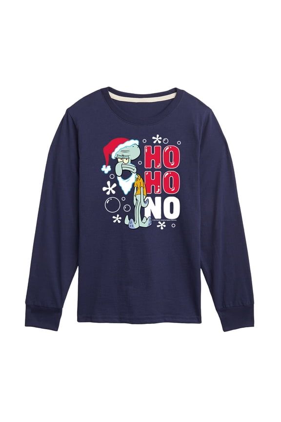 - Ho Ho No - Toddler And Youth Long Sleeve Graphic T-Shirt