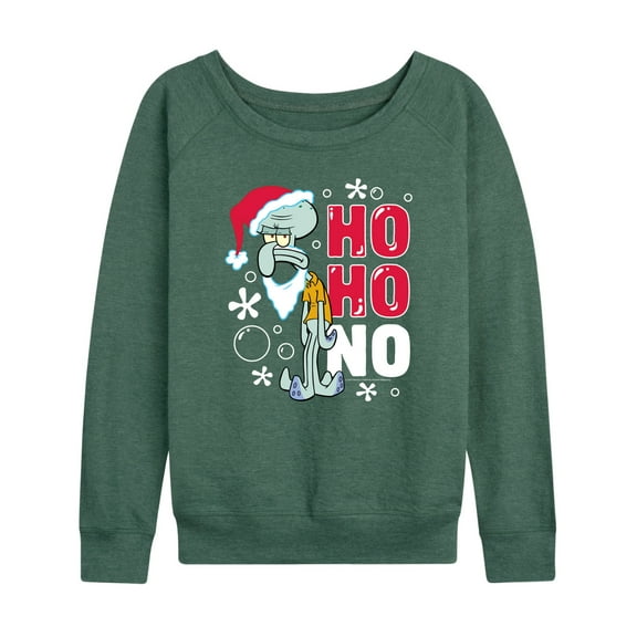 SpongeBob SquarePants - Ho Ho No - Women's Lightweight French Terry Long Sleeve Shirt