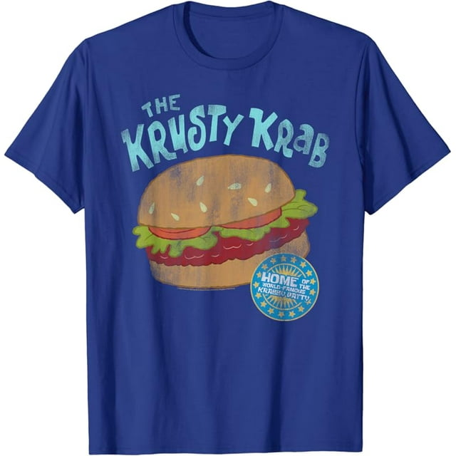 SpongeBob SquarePants Home Of The Krabby Patty T-Shirt - Walmart.com