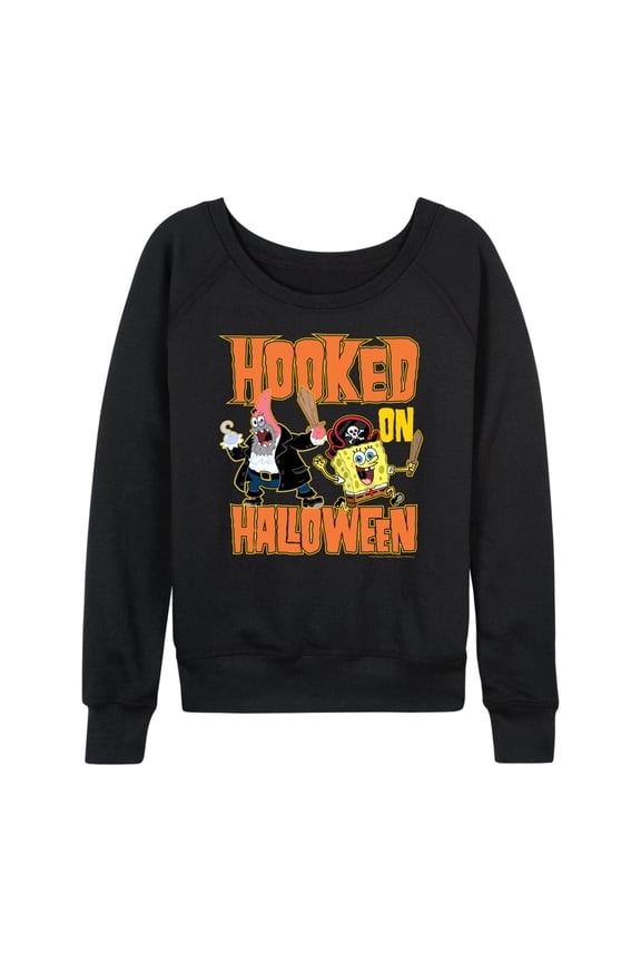 - Hooked On Halloween - Women's Lightweight French Terry Long Sleeve Shirt