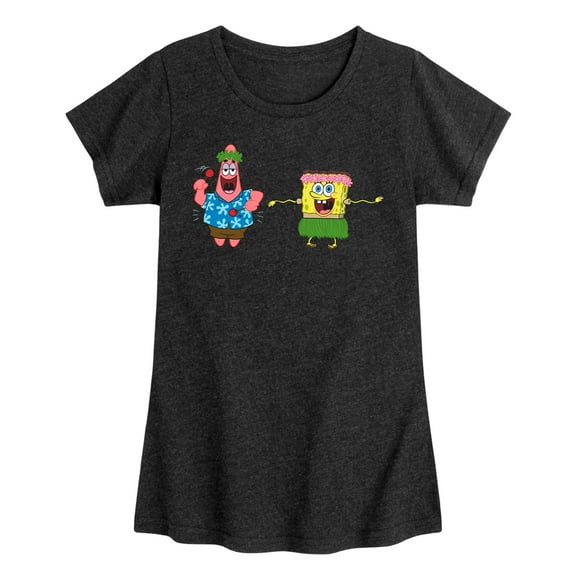 SpongeBob SquarePants - Hula Dance - Toddler And Youth Girls Short Sleeve T-Shirt