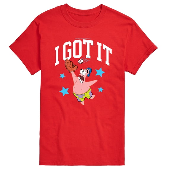 SpongeBob SquarePants - I Got It Patrick Baseball - Men's Short Sleeve Graphic T-Shirt