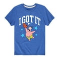 thumbnail image 1 of SpongeBob SquarePants - I Got It - Toddler And Youth Short Sleeve Graphic T-Shirt, 1 of 6