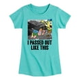 thumbnail image 1 of SpongeBob SquarePants - I Passed Out Like This - Toddler And Youth Girls Short Sleeve T-Shirt, 1 of 5
