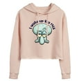 thumbnail image 1 of SpongeBob SquarePants - I Woke Up Like This - Juniors Cropped Pullover Hoodie, 1 of 6