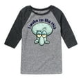 thumbnail image 1 of SpongeBob SquarePants - I Woke Up Like This - Toddler & Youth Raglan Graphic T-Shirt, 1 of 5