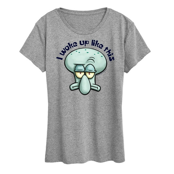 SpongeBob SquarePants - I Woke Up Like This - Women's Short Sleeve Graphic T-Shirt