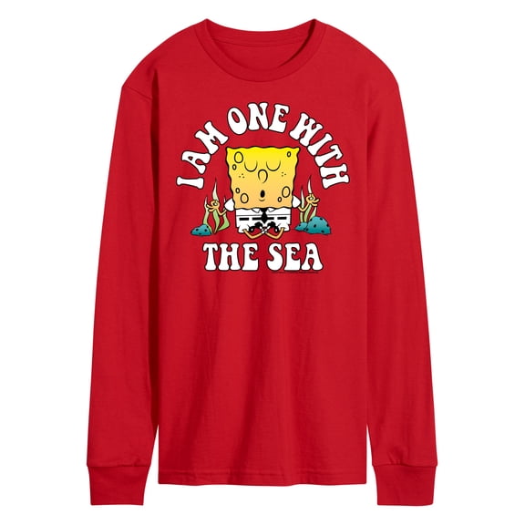 SpongeBob SquarePants - I'am One With The Sea - Men's Long Sleeve T-Shirt