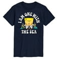 thumbnail image 1 of SpongeBob SquarePants - I'am One With The Sea - Men's Short Sleeve Graphic T-Shirt, 1 of 6