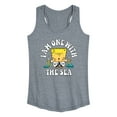 thumbnail image 1 of SpongeBob SquarePants - I'am One With The Sea - Women's Racerback Tank Top, 1 of 6