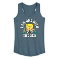 thumbnail image 1 of SpongeBob SquarePants - I'am One With The Sea - Women's Racerback Tank Top, 1 of 6