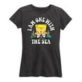thumbnail image 1 of SpongeBob SquarePants - I'am One with The Sea - Women's Short Sleeve Graphic T-Shirt, 1 of 6