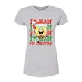 thumbnail image 1 of SpongeBob SquarePants - I'm Ready For Christmas - Juniors Fitted Graphic T-Shirt, 1 of 6