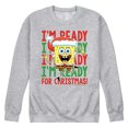 thumbnail image 1 of SpongeBob SquarePants - I'm Ready For Christmas - Men's Crew Neck Fleece Pullover, 1 of 6