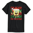 thumbnail image 1 of SpongeBob SquarePants - I'm Ready For Christmas - Men's Short Sleeve Graphic T-Shirt, 1 of 6