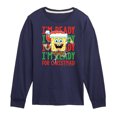 thumbnail image 1 of SpongeBob SquarePants - I'm Ready For Christmas - Toddler And Youth Long Sleeve Graphic T-Shirt, 1 of 6