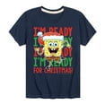 thumbnail image 1 of SpongeBob SquarePants - I'm Ready For Christmas - Toddler And Youth Short Sleeve Graphic T-Shirt, 1 of 6
