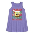 thumbnail image 1 of SpongeBob SquarePants - I'm Ready For Christmas - Toddler and Youth Girls A-line Dress, 1 of 5