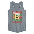 thumbnail image 1 of SpongeBob SquarePants - I'm Ready For Christmas - Women's Racerback Tank Top, 1 of 6