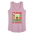 thumbnail image 1 of SpongeBob SquarePants - I'm Ready For Christmas - Women's Racerback Tank Top, 1 of 6