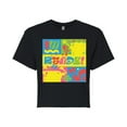 thumbnail image 1 of SpongeBob SquarePants - I'm Ready - Juniors Cropped Cotton Blend T-Shirt, 1 of 6