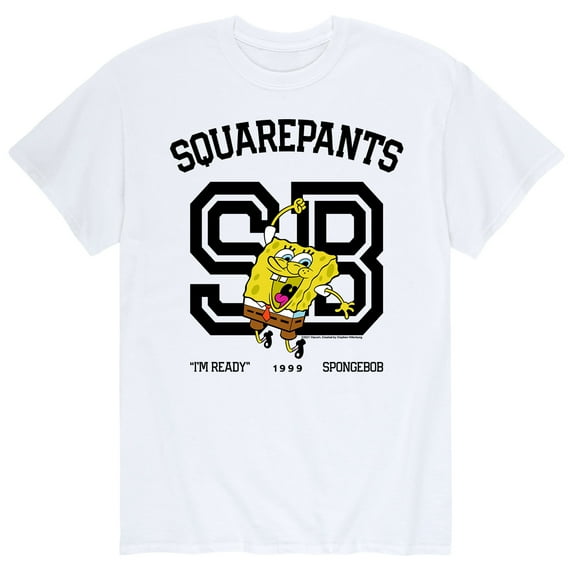 SpongeBob SquarePants - I'm Ready Sporty - Men's Short Sleeve Graphic T-Shirt